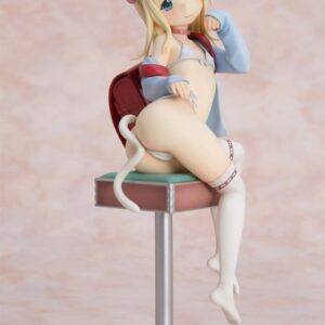 Hatsukoi Ribbon PVC Figure 1/6 Yuu White cat Ver. 25 cm
