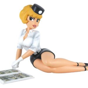 Natacha Resin Statue Pause Lecture 15 cm