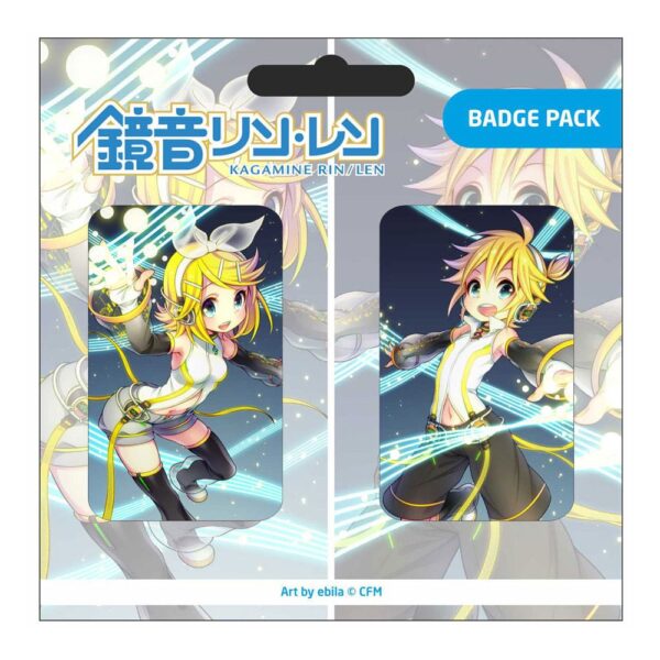 Hatsune Miku rinnamärkide 2-osaline komplekt C
