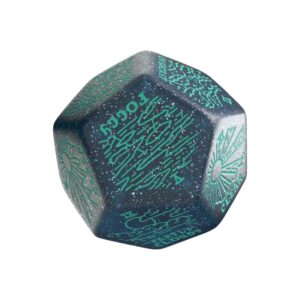 Viridian Jumbo Dice ilmastikugeneraatori 12-külgne täring, türkiissinine