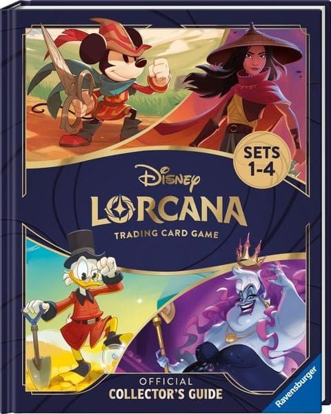 Книга по коллекционной карточной игре «Disney Lorcana»: «Официальное руководство для коллекционеров: наборы 1–4» *Английская версия*
