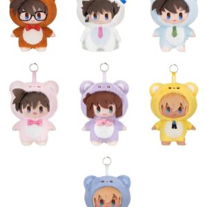 Detektiiv Conan / Case Closed pehmed figuurid – Karu detektiivide seeria üllatuskarp, 15 cm, väljapanek (6)