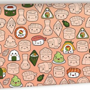 Uchiwa Manga Cover Sushies 24 x 17 cm