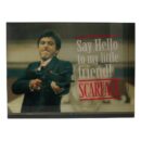 „Scarface“ klaasplakat „Say Hello“, 40 x 30 cm