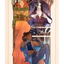 Художественный принт «Critical Role» от Мариши Рэй: иллюстрации в стиле ар-нуво к 10-летию сериала, 46 × 28 см — без рамки