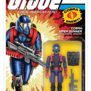 G.I. Joe ReAction+ Action Figure Wave 09 Cobra Viper Gunner