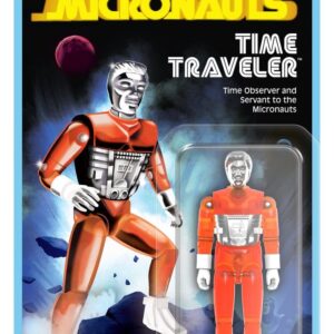 Micronauts ReAction+ Action Figure Wave 04 Time Traveler (Translucent Orange)