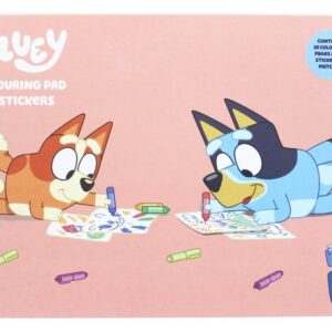 Bluey Colouring Book A4 & Sticker Set