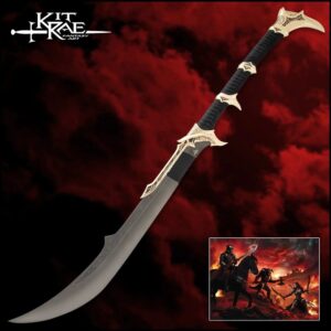 Kit Rae Swords of the Ancients Replica Savathos-Mithrodin War Sword Gold Version 111 cm