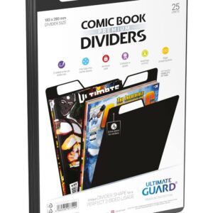 Ultimate Guard Comic Book Dividers (25) – Black