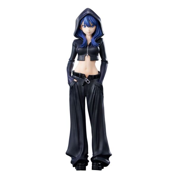Gridman Universe Zozo Black Collection PVC-kuju Rikka Takarada, 24 cm