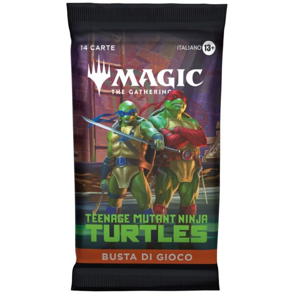 Magic: The Gathering «Черепашки-ниндзя»: набор бустеров для подростков (30) — итальянский