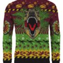 Jurassic Park Christmas Sweater Happy Rexmas Size M