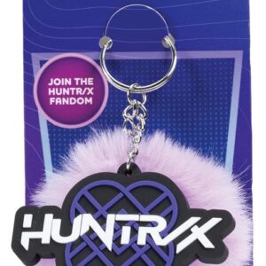 KPop Demon Hunters Pom Pom Keychain Huntr/x