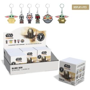Star Wars Keychain The Mandalorian Blind Box Display (6)