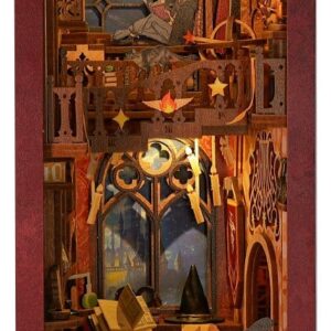Book Nook Flame Common Room 23 x 11 cm