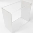 Evoretro Magnetic Acrylic Display Case for ETB with Colored Sides - White