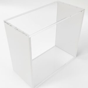 Evoretro Magnetic Acrylic Display Case for ETB with Colored Sides – White