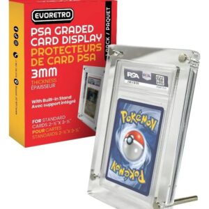 Evoretro Acrylic Card Display Stand for PSA Graded Cards 3mm