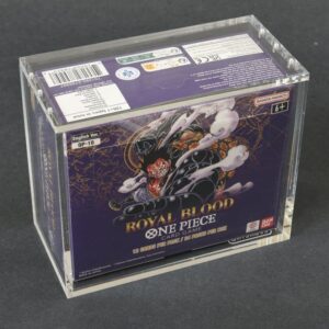 Evoretro Acrylic Display Case for Bandai One Piece TCG Booster Box (English)