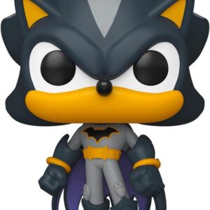 DC’s Justice League and Sonic the Hedgehog POP! Movies Vinyl Figures Shadow/Batman 9 cm