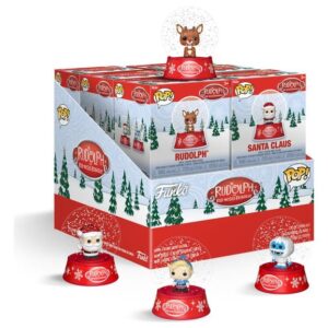 Rudolph the Red-Nosed Reindeer Mystery Minis Snow Globes 12 pc 5 cm Blind Box Display (12)
