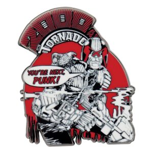 2000 AD Pin Badge Judge Dredd You’re Next Punk Limited Edition