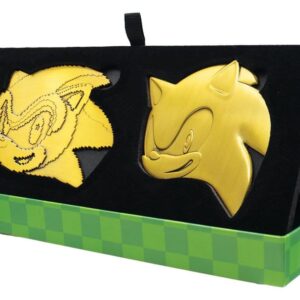 Sonic the Hedgehog Medallion Set 35th Anniversary Then & Now Limited Edition