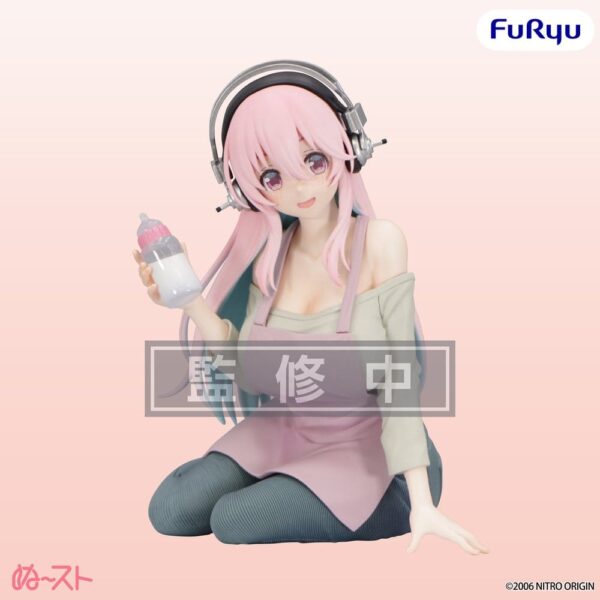 Super Sonico PVC Figure Noodle Stopper -Motherly Comfort- 10 cm