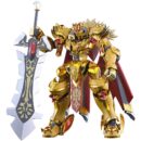 Knight's & Magic Moderoid Plastic Model Kit Goldleo: Royal Metallic Ver. 14 cm
