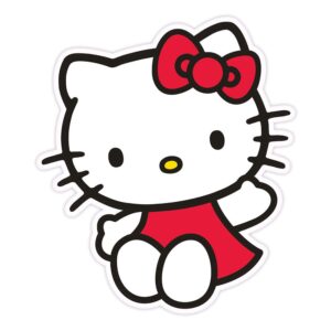 Подушка Sanrio «Хелло Китти» в красном платье, 36 см