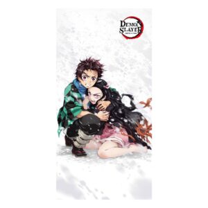 Demon Slayer: Kimetsu no Yaiba rätik, versioon 3, 140 x 70 cm