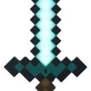 Minecraft Torch Light Sword 40 cm