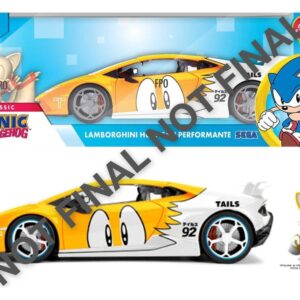Sonic Diecast Vehicle 1:24 Tails Lamborghini Huracan 19 cm