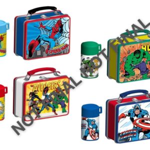 Marvel Lunch Time Collectibles Mini Figures 6 cm Display (12)