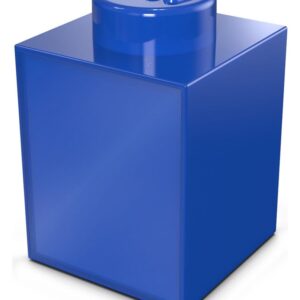 Lego Alarm Clock Time by IQHK Brick Blue