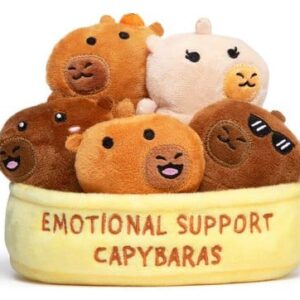 Relatable Emotional Support Plush Figure Capybaras