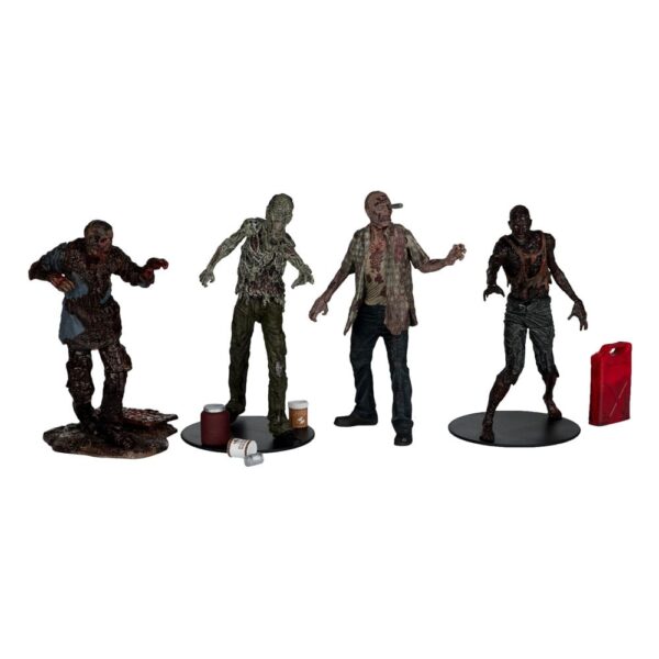 „The Walking Dead“ tegelaskujud, 4-pakk, zombid, 13 cm
