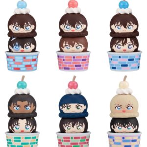 Detective Conan Tsumichen Stack up & Change Mini Figures 6-Pack 8 cm (with gift)