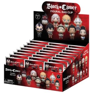 Black Clover 3D PVC Bag Clips Serie 1 Display (24)