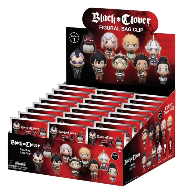 „Black Clover“ 3D-PVC-kottiklambrite 1. seeria väljapanek (24)