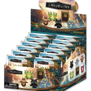 How to Train Your Dragon Magnets blind pack Series 1 Display (12)