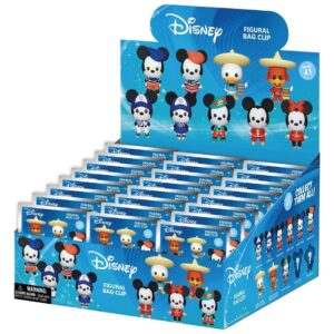 Mickey & Minnie Around the World 3D PVC Bag Clips Series 1 Blind Bag Display (24)