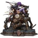 Ghost in the Shell Stand Alone Complex The Legend of Beauty and the Beast Statue 1/4 Motoko Kusanagi & Tachikoma Character color Art by Entei Ryu 53 cm