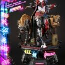 Статуэтка «Бэтмен: Ultimate Premium Masterline Series» — Харли Квинн в стиле киберпанк, делюкс-версия с бонусами, 60 см