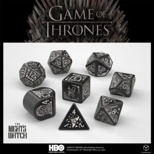 Game of Thrones Dice Set Night’s Watch (8)