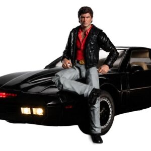 Knight Rider Action Figure 1/12 K.I.T.T. with Michael Knight