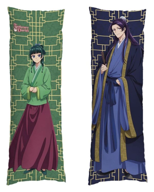 „The Apothecary Diaries“ dakimakura-kate Maomao ja Jinshi, 50 x 150 cm
