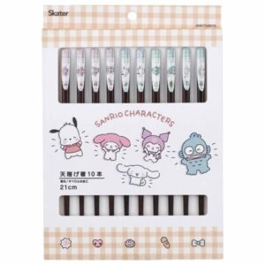 Палочки для еды Sanrio, набор из 10 штук с изображениями персонажей