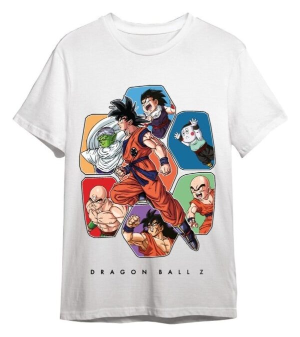 „Dragon Ball“ T-särk „Friends“, valge, suurus XL
